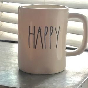 Rae Dunn By Magenta HAPPY Mug NWT