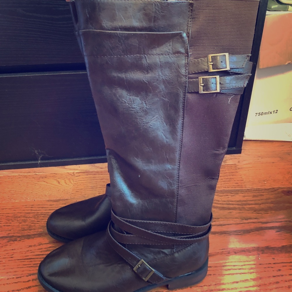 Torrid WIDE CALF brown riding boots- 7.5