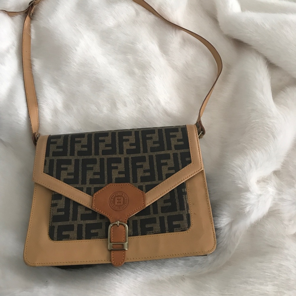 Faux leather Fendi