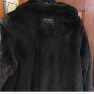 Sheared reversible mink coat