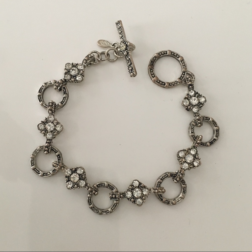 Marcasite Toggle Bracelet