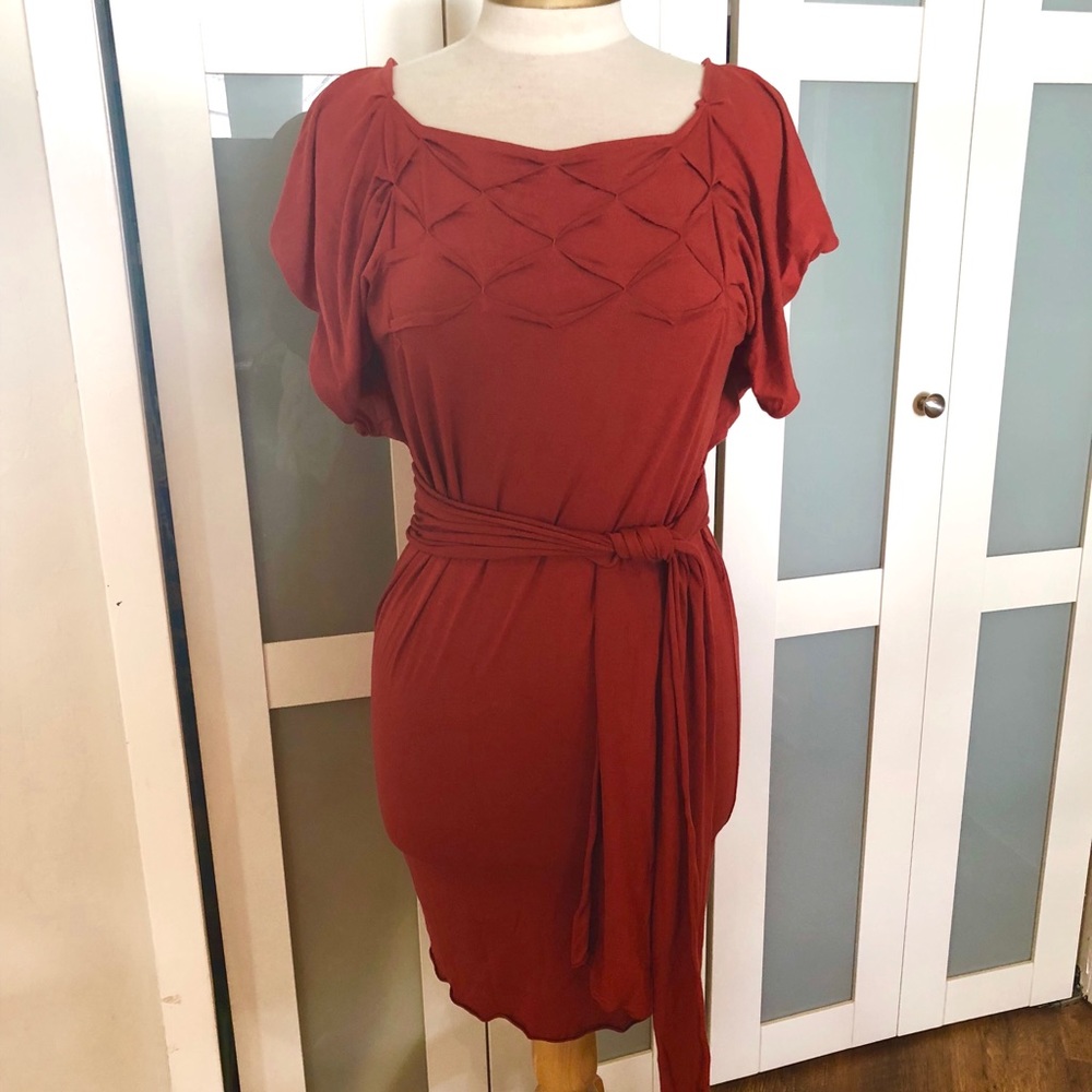 Max Studio beautiful burnt orange dress