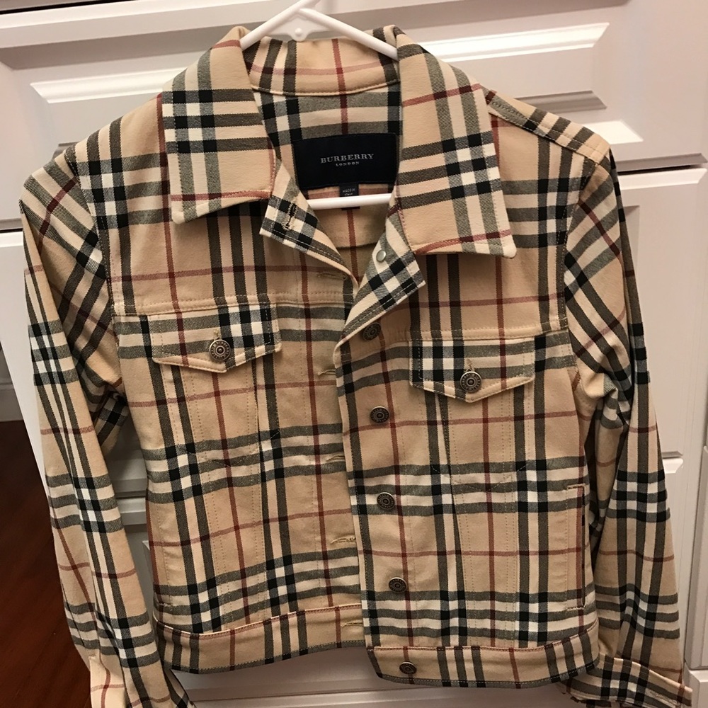 Burberry Jean jacket--like new, worn once