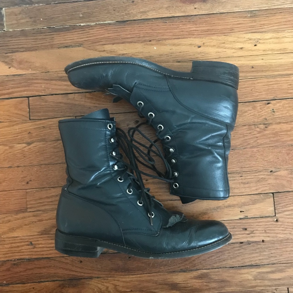 Vintage diamond J Justin boots