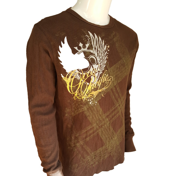 Men's OP Thermal Long Sleeve Shirt Size Medium - Picture 5 of 8