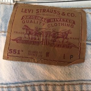 551 Levi Strauss & Co. Jeans