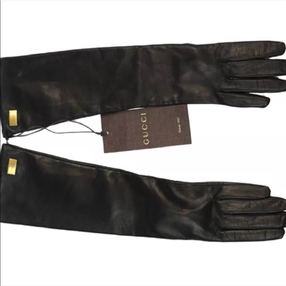 NEW authentic GUCCI leather glove with box - Picture 2 of 7