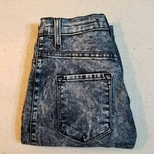Vibrant by MIU High Waist Acid Wash Skinny Jeans