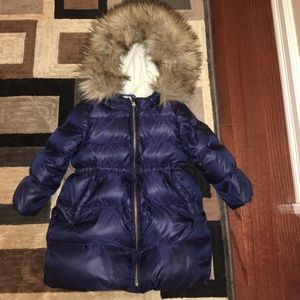 Gap like new condition  navy puffer coat.