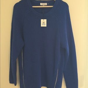 Calvin Klein Sweaters - Calvin Klein Cobalt Blue Zipper Sweater Calvin Klein Sweaters - Calvin Klein Cobalt Blue Zipper Sweater