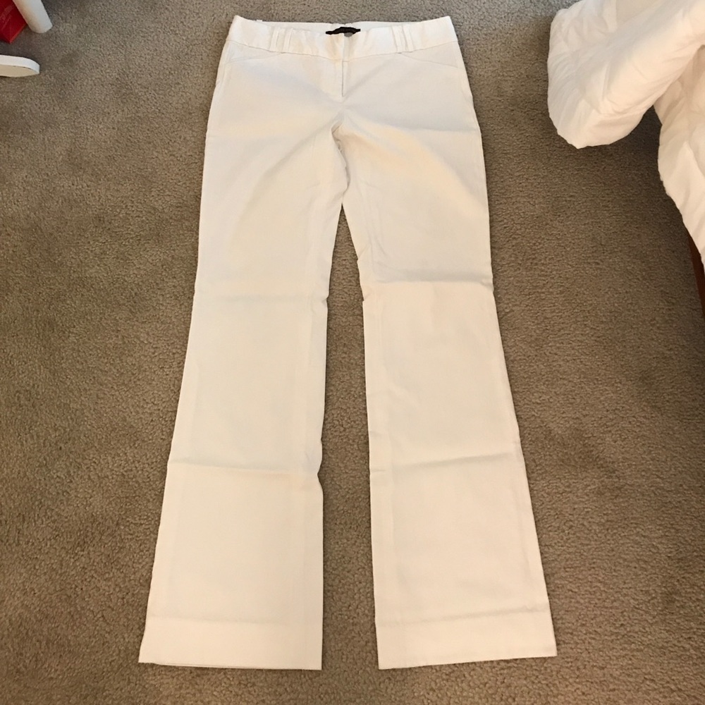Boot cut cream pants - EXACT STRETCH