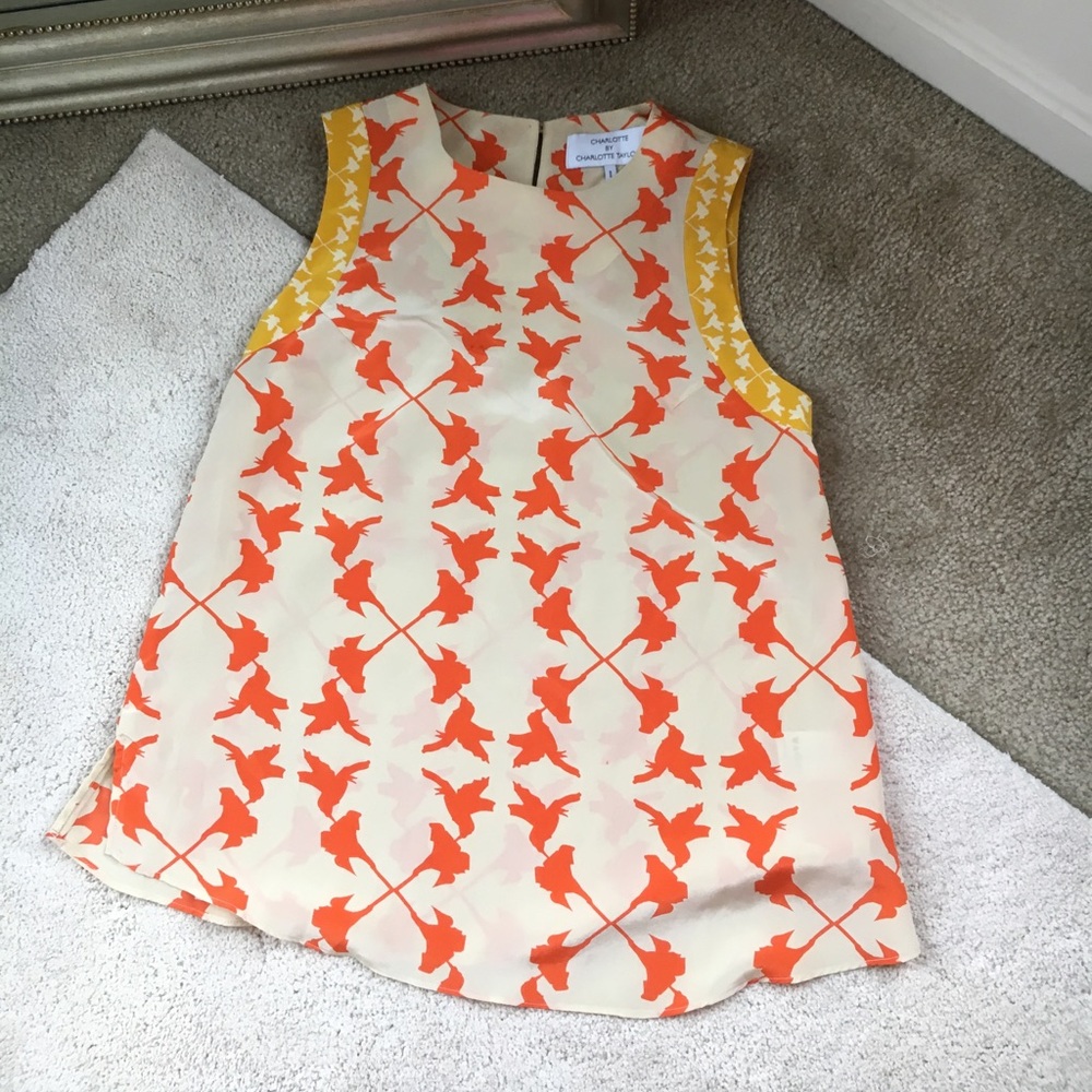 Charlotte Hummingbird Silk Tunic