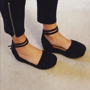 Free People Gee Wawa Flatform Shoes
