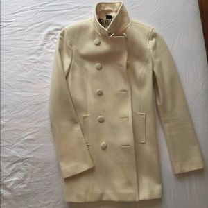 Cream Pea Coat