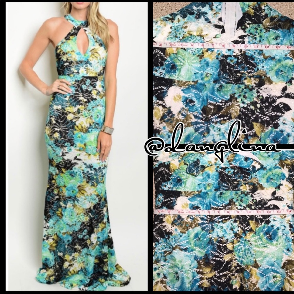 ❣️ Sale was 45$ down sizing ❣️ fantastic floral maxi dress - Picture 2 of 4