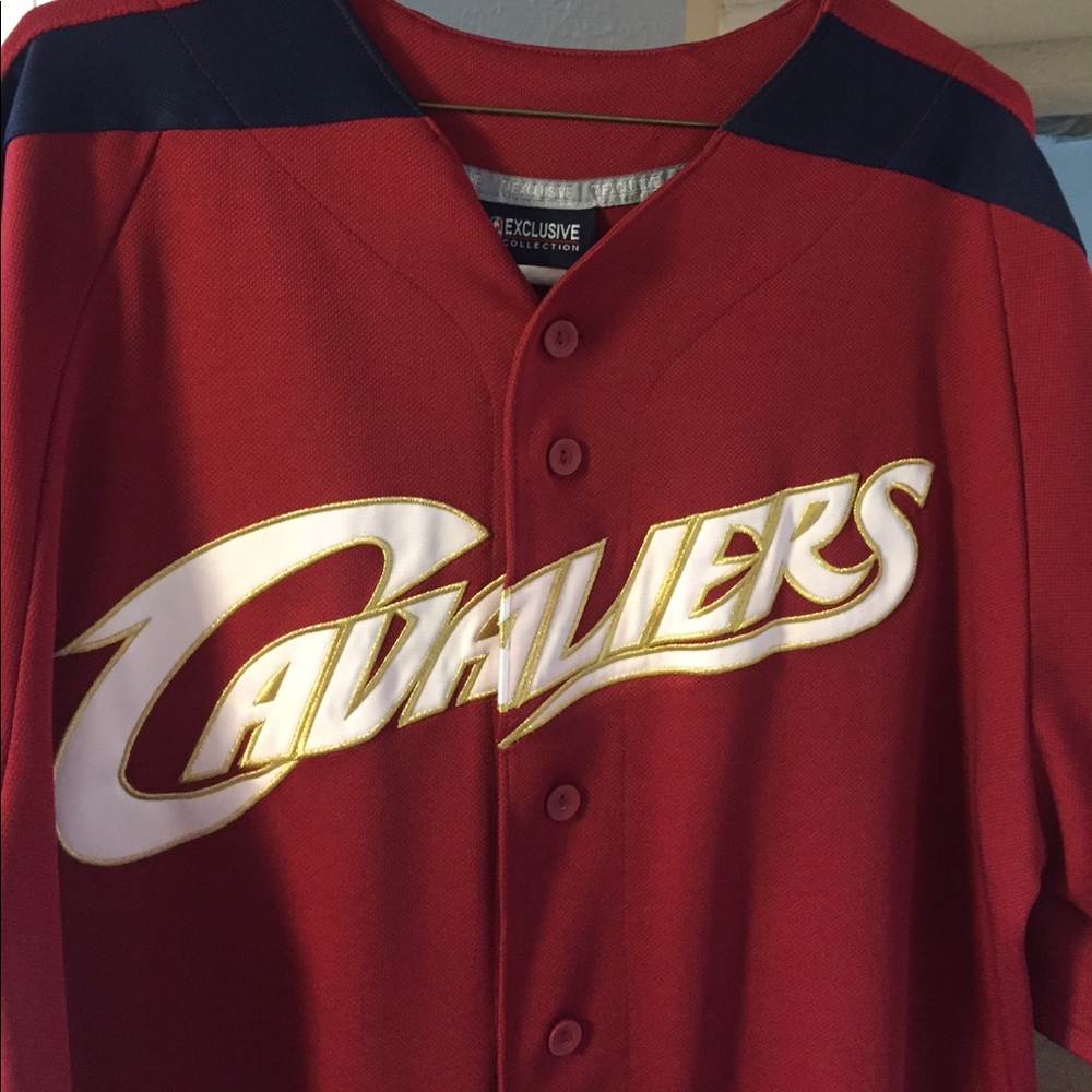 Cleveland Cavaliers baseball style jersey