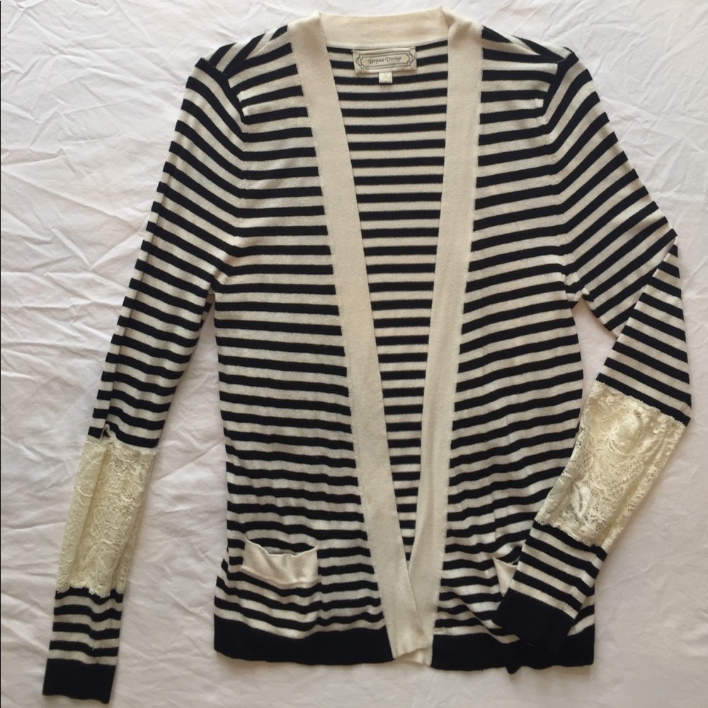 Beyond Vintage stripe Cardigan