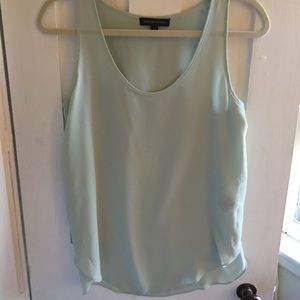 Banana republic silky mint blouse