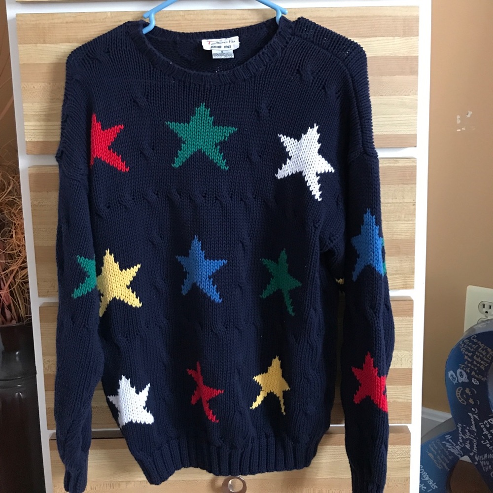 Star printed Knit sweater