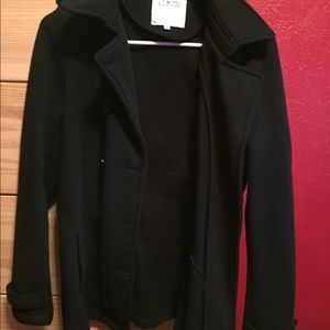 black peacoat