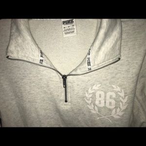 VS PINK quarter zip