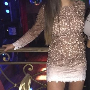 Ombré Lace Party Dress