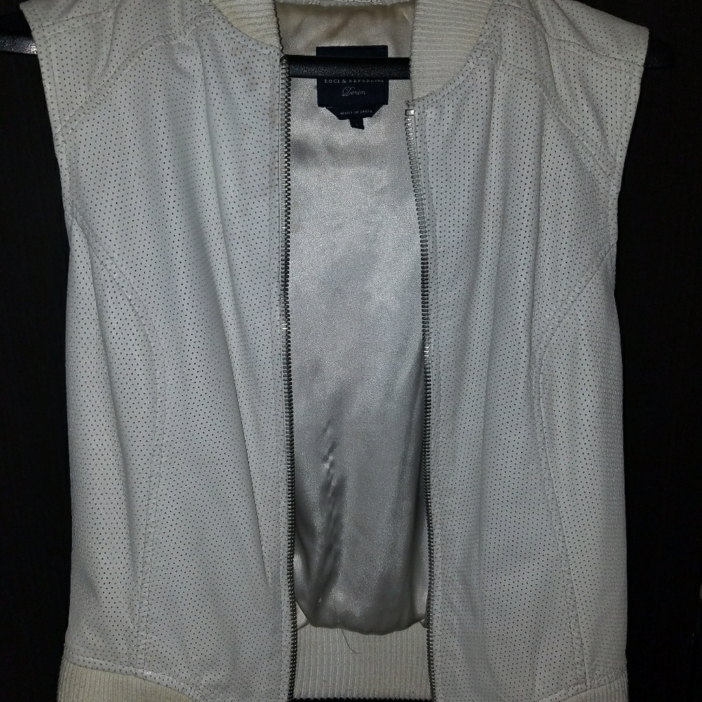 Genuine Leather Vest Jacket