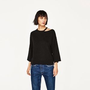 Zara cut out sweater