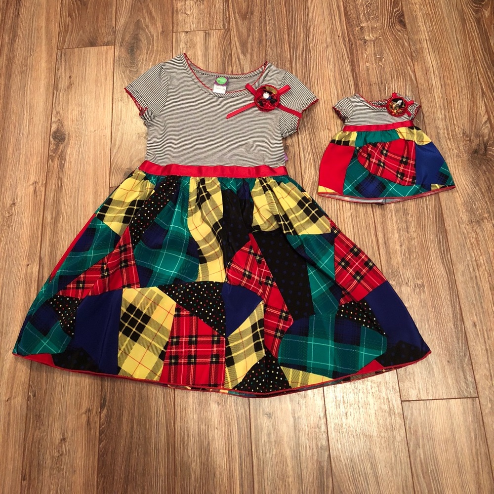 Dollie and me matching dresses