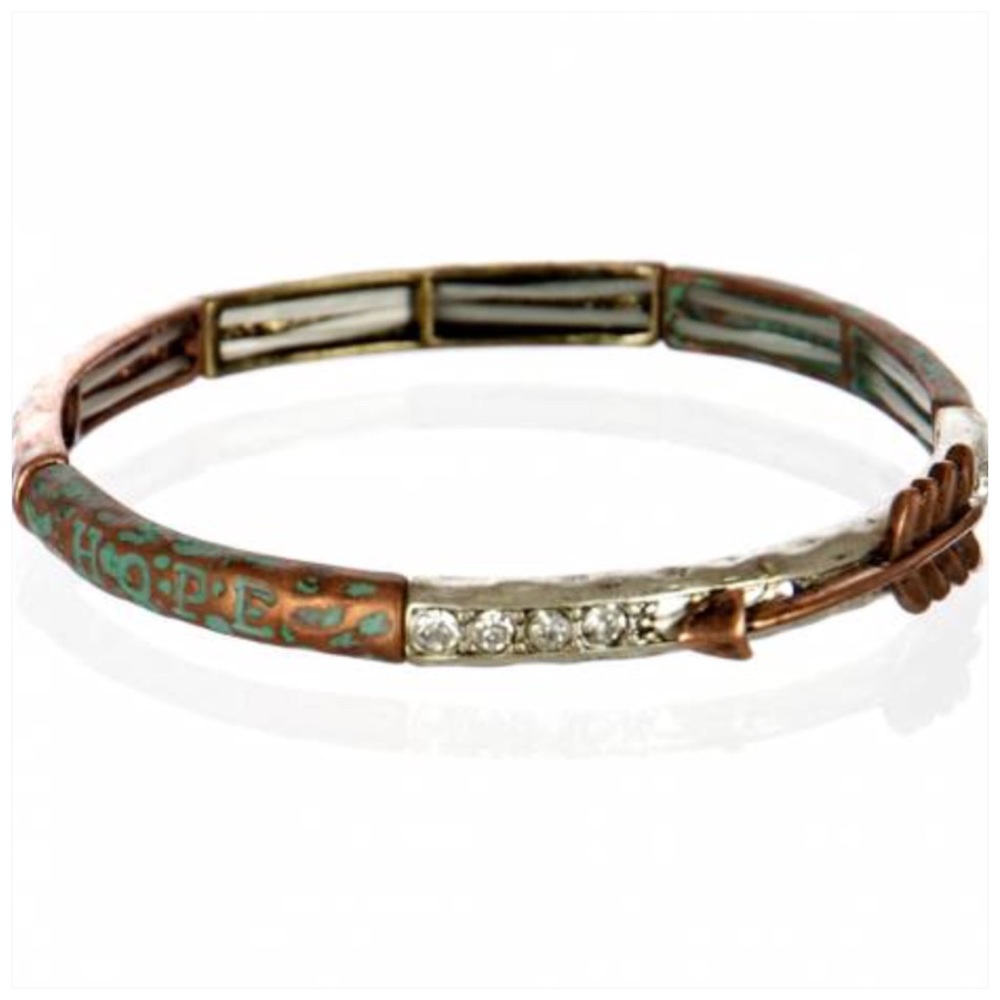 Arrow Stretch Bracelet Tricolor