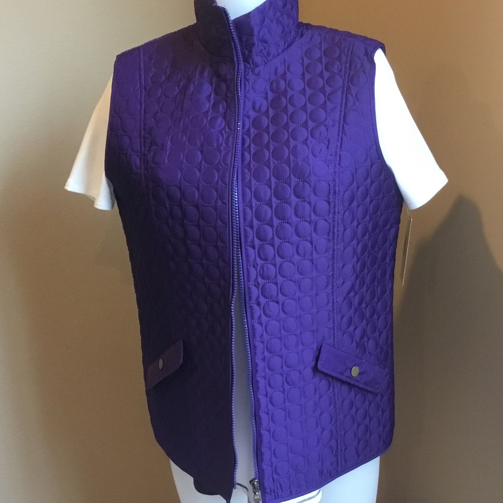 Purple Quilted Vest - Sale 💥