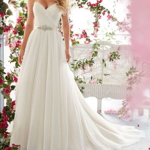 Romantic Morilee Wedding dress Style 6812