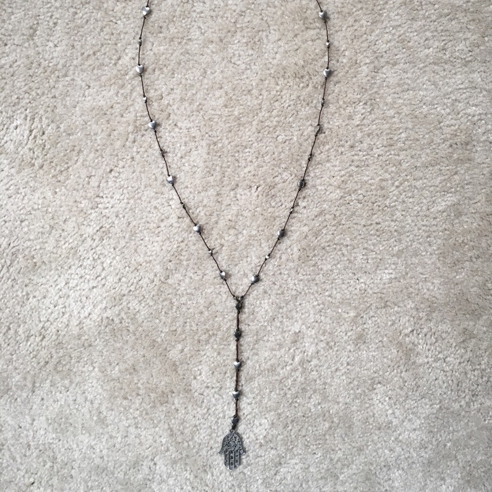 Hamsa necklace