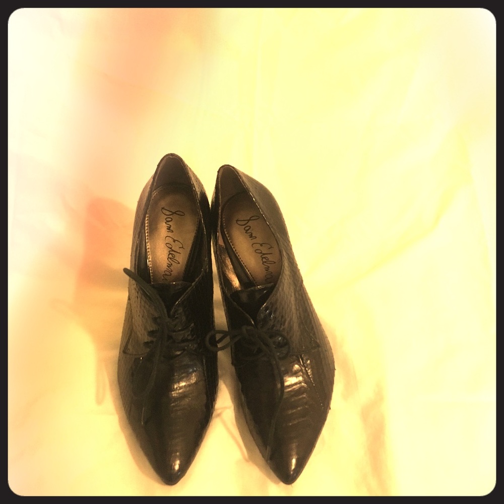 Sam Edelman Snakeskin Heels, NIB, $99MSRP