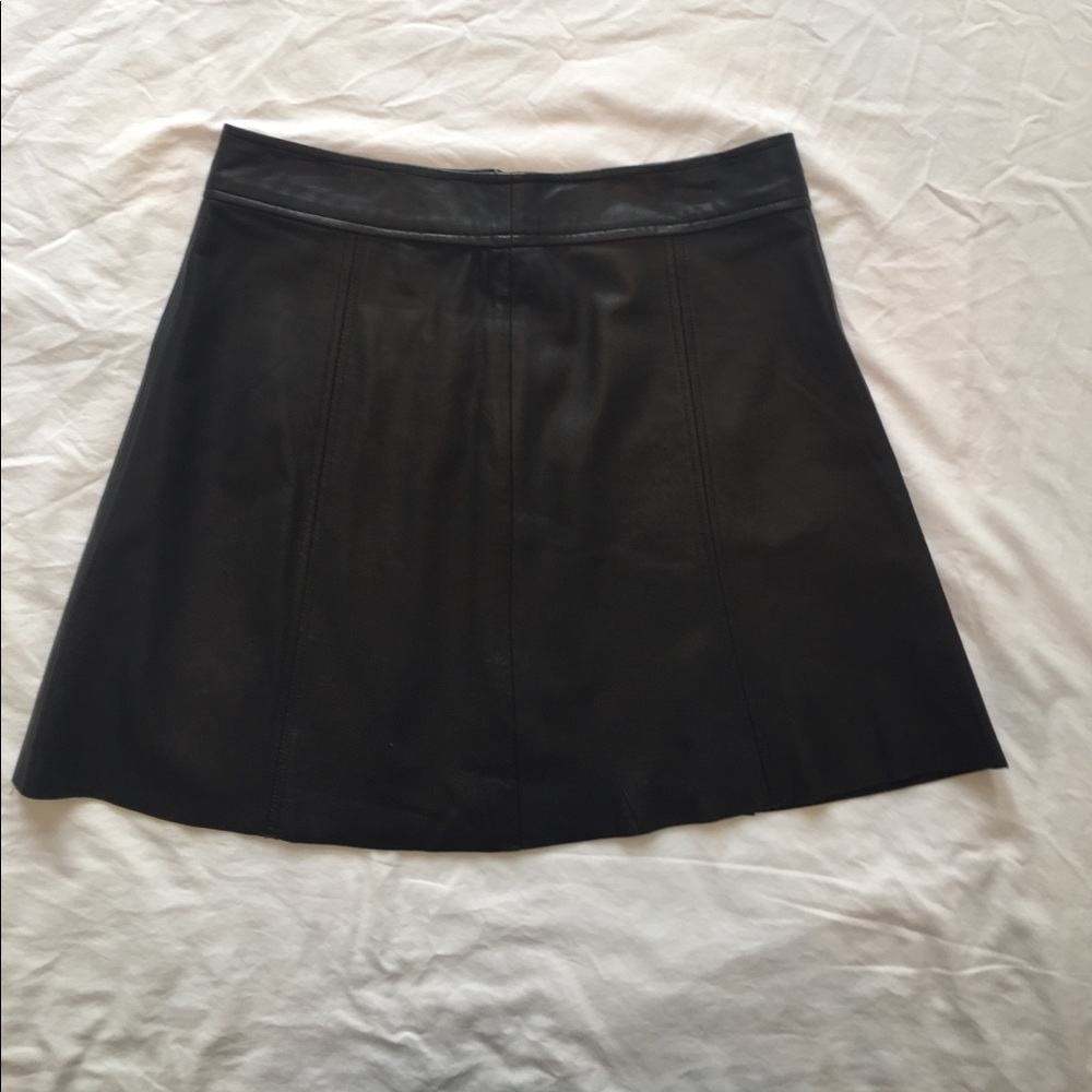 Leather skirt
