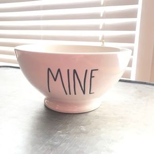 Rae Dunn By Magenta Valentine MINE bowl NWOT
