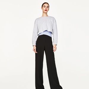 Zara cropped sweatshirt, new with tags!