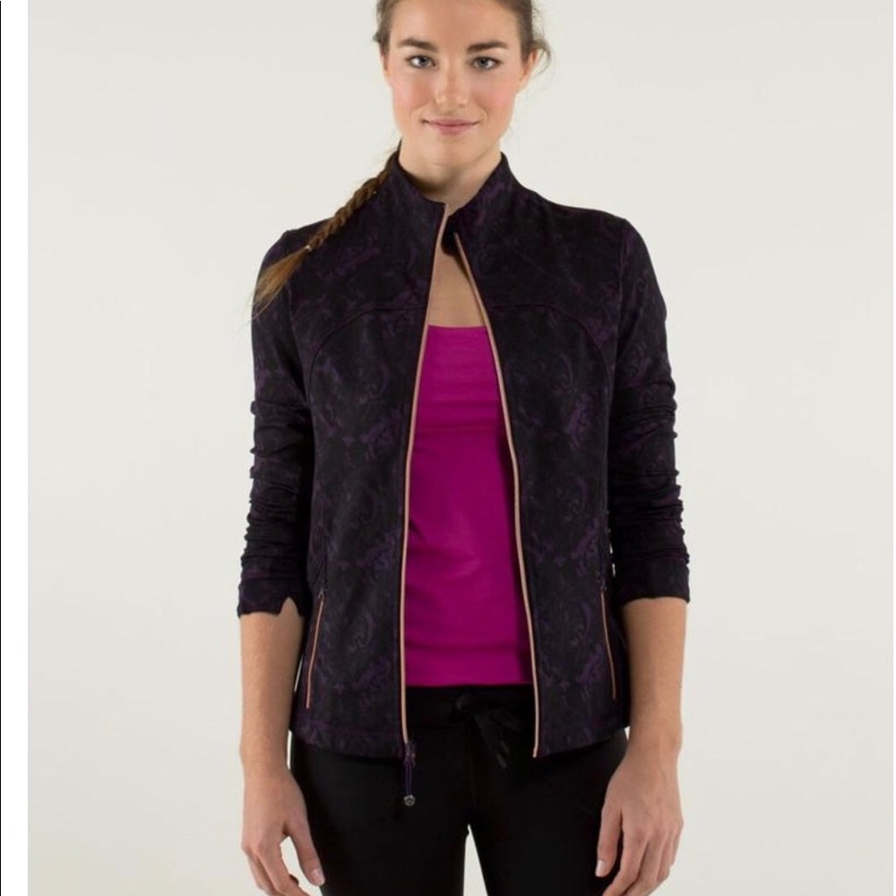 Lululemon Baroque Purple Forme Jacket sz6