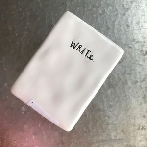 Rae Dunn By Magenta WRITE pen/pencil holder NWT