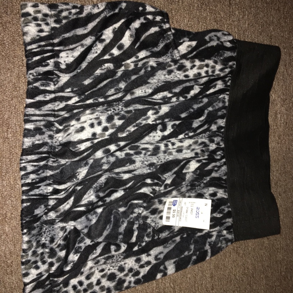 Black and white skirt