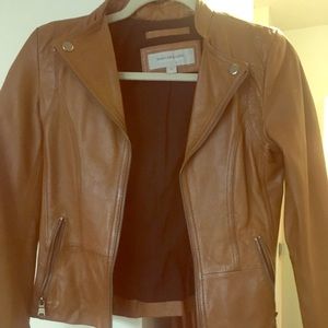Marc (Andrew) New York Tan Leather jacket