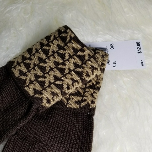sold out Michael Kors Gloves brown/tan mittens - Picture 2 of 3