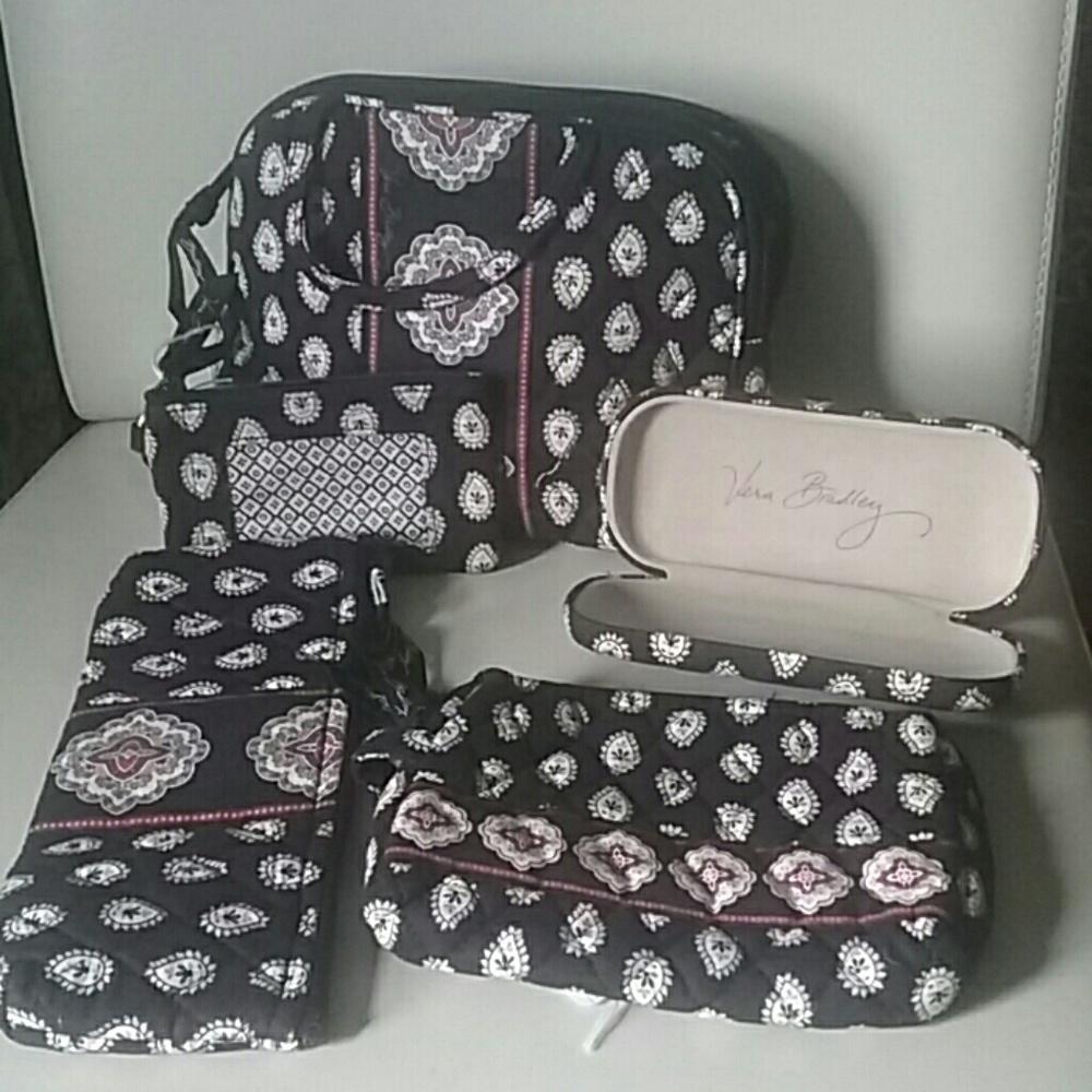 5-piece Vera Bradley Travel Set
