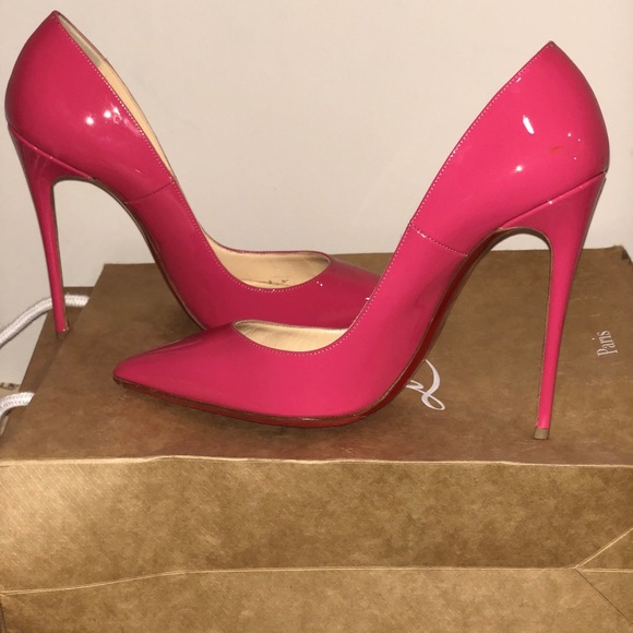 ❌SOLD❌Christian Louboutin Bon Bon Pink So Kate - Picture 1 of 6