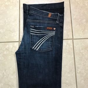 Women’s 7 for all mankind dojo flip flop jeans