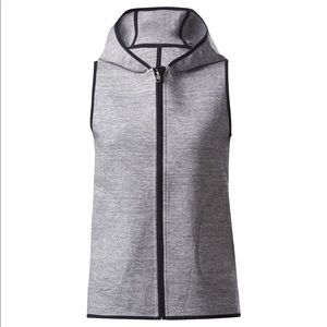 NWOT Lululemon gray hooded vest