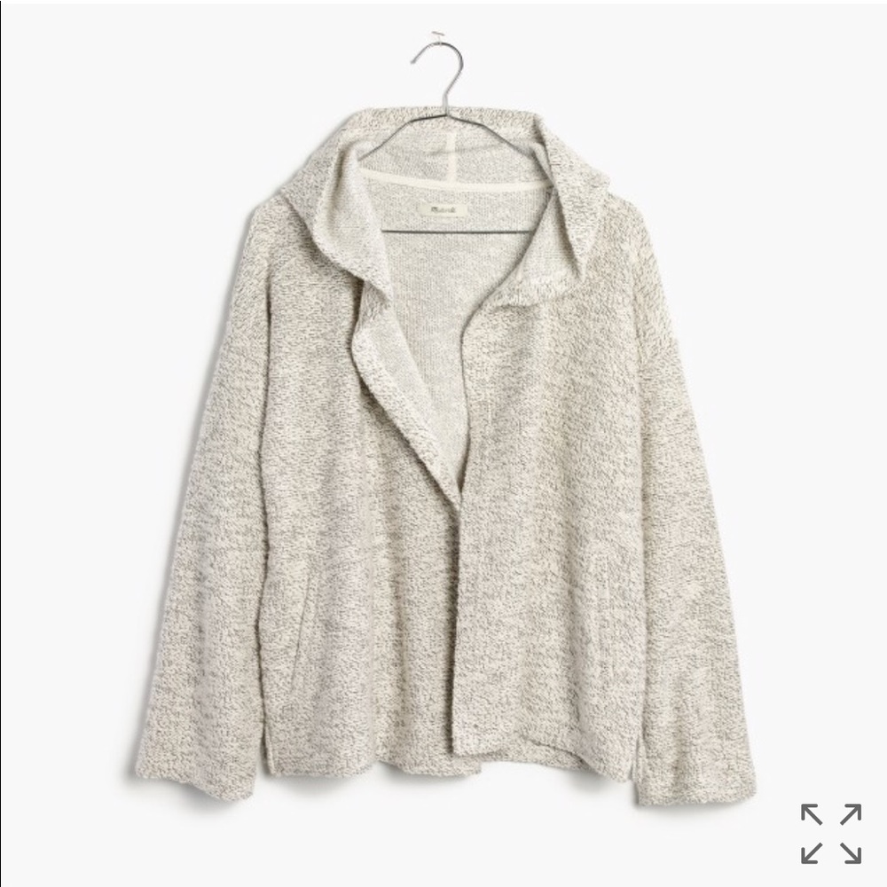 NWT Madewell Textural Hooded Jacket - Large