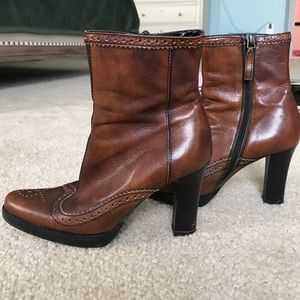 Hugo Boss leather boots. Cowboy inspired