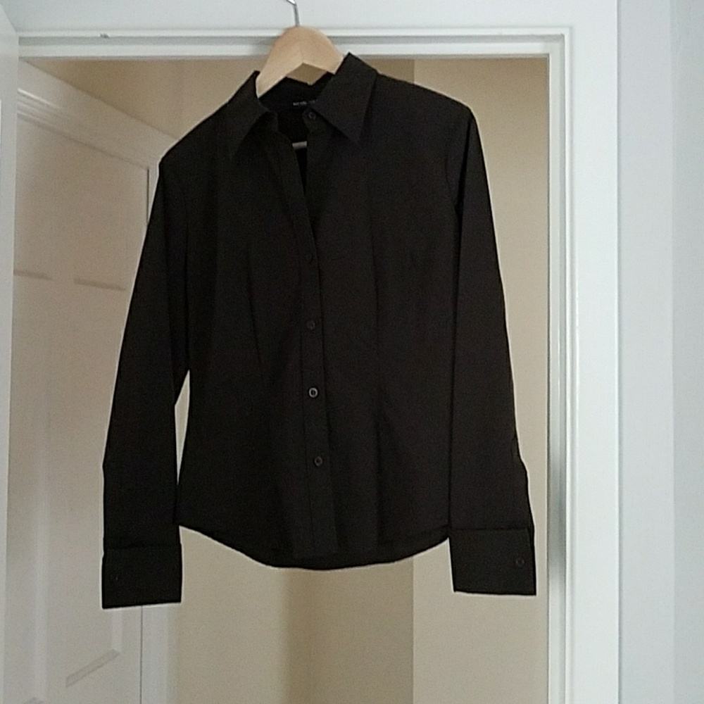 Chocolate brown New York & Co. Dress shirt