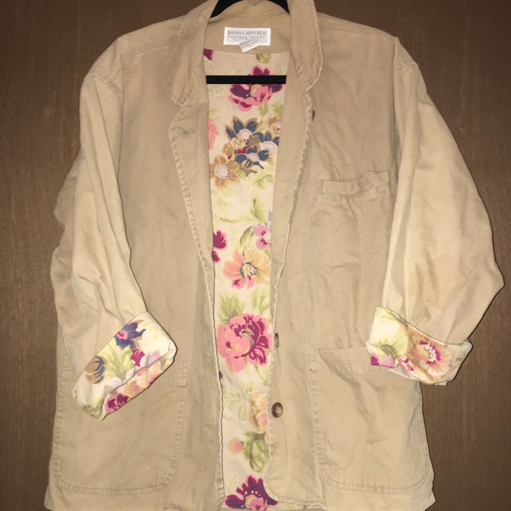 Vintage Banana Republic khaki jacket